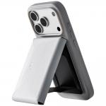 Portofel magnetic Moft Movas Trackable Travel, Compatibil MagSafe, Functie de stand, Dispozitiv de urmarire integrat, Gri 2 - lerato.ro
