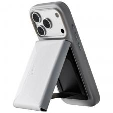Portofel magnetic Moft Movas Trackable Travel, Compatibil MagSafe, Functie de stand, Dispozitiv de urmarire integrat, Gri
