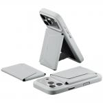 Portofel magnetic Moft Movas Trackable Travel, Compatibil MagSafe, Functie de stand, Dispozitiv de urmarire integrat, Gri 3 - lerato.ro