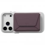 Portofel magnetic Moft Agile Travel, Compatibil MagSafe, Burgundy 5 - lerato.ro