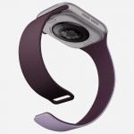 Curea Moft Sport compatibila cu Apple Watch 10 / 11 / 12, 42mm, Burgundy / Violet 4 - lerato.ro