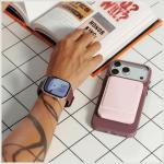 Curea Moft Sport compatibila cu Apple Watch 10 / 11 / 12, 42mm, Burgundy / Violet 7 - lerato.ro