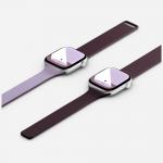 Curea Moft Sport compatibila cu Apple Watch 10 / 11 / 12, 42mm, Burgundy / Violet 9 - lerato.ro