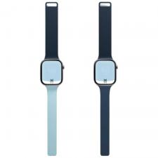 Curea Moft Sport compatibila cu Apple Watch 10 / 11 / 12, 42mm, Navy / Mist