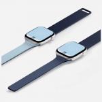Curea Moft Sport compatibila cu Apple Watch 10 / 11 / 12, 42mm, Navy / Mist 3 - lerato.ro