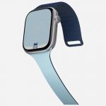 Curea Moft Sport compatibila cu Apple Watch 10 / 11 / 12, 42mm, Navy / Mist 5 - lerato.ro