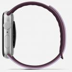 Curea Moft Sport compatibila cu Apple Watch 10 / 11 / 12, 46mm, Burgundy / Violet 3 - lerato.ro
