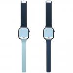 Curea Moft Sport compatibila cu Apple Watch 10 / 11 / 12, 46mm, Navy / Mist 2 - lerato.ro