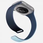 Curea Moft Sport compatibila cu Apple Watch 10 / 11 / 12, 46mm, Navy / Mist 7 - lerato.ro