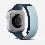 Curea Moft Sport compatibila cu Apple Watch 10 / 11 / 12, 46mm, Navy / Mist 8 - lerato.ro