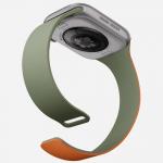 Curea Moft Sport compatibila cu Apple Watch 10 / 11 / 12, 46mm, Verde / Portocaliu 7 - lerato.ro
