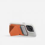 Portofel magnetic Moft Movas Snap-On, Compatibil MagSafe, Portocaliu 5 - lerato.ro