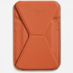 Portofel magnetic Moft Movas Snap-On, Compatibil MagSafe, Portocaliu 7 - lerato.ro
