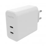 Incarcator retea Mophie Gan Charger Dual, 2x USB-C, 67W, Alb 2 - lerato.ro