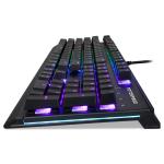 Tastatura gaming mecanica Motospeed CK76 cu fir de 1.8m, conexiune USB, iluminat RGB, Switch-uri Blue, Negru 5 - lerato.ro