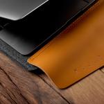 Husa laptop MUJJO Sleeve compatibila cu laptop 12 inch, Negru / Maro 3 - lerato.ro