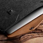 Husa laptop MUJJO Sleeve compatibila cu laptop 12 inch, Negru / Maro 9 - lerato.ro