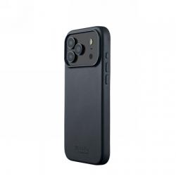 Husa din piele Mujjo cu MagSafe compatibila cu iPhone 18 Pro Max / 17 Pro Max, Basalt