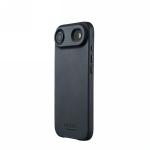 Husa din piele naturala Mujjo Leather Case cu MagSafe compatibila cu iPhone 17 Air, Basalt 2 - lerato.ro