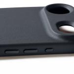 Husa din piele naturala Mujjo Leather Case cu MagSafe compatibila cu iPhone 17 Air, Basalt 3 - lerato.ro
