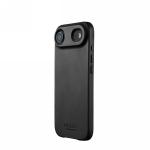 Husa din piele naturala Mujjo Leather Case cu MagSafe compatibila cu iPhone 17 Air, Negru 2 - lerato.ro