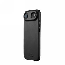 Husa din piele naturala Mujjo Leather Case cu MagSafe compatibila cu iPhone 17 Air, Negru