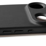 Husa din piele naturala Mujjo Leather Case cu MagSafe compatibila cu iPhone 17 Air, Negru 3 - lerato.ro