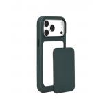 Husa Mujjo Troubadour Modular cu MagSafe compatibila cu iPhone 18 Pro Max / 17 Pro Max, Obsidian Green 4 - lerato.ro