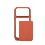 Husa Mujjo Troubadour Modular cu MagSafe compatibila cu iPhone 18 Pro Max / 17 Pro Max, Terracotta 2 - lerato.ro