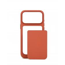 Husa Mujjo Troubadour Modular cu MagSafe compatibila cu iPhone 18 Pro Max / 17 Pro Max, Terracotta