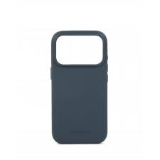 Husa Mujjo Troubadour cu MagSafe compatibila cu iPhone 18 Pro / 17 Pro, Navy Blue