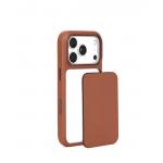 Husa Mujjo Troubadour Modular cu MagSafe compatibila cu iPhone 18 Pro / 17 Pro, Maro 3 - lerato.ro