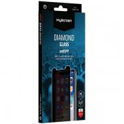 Folie sticla MyScreen Protector AntiSPY Diamond Glass compatibila cu Samsung Galaxy S24, Negru
