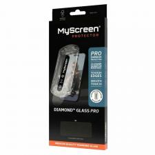 Folie sticla securizata MyScreen Diamond Glass Pro Fit, Kit montare inclus, compatibila cu iPhone 17 Pro, Transparent