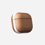 Carcasa din piele naturala NOMAD Rugged Leather compatibila cu Apple AirPods Pro Brown