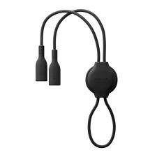 Husa de protectie cu snur ochelari NOMAD Glasses Strap compatibila cu Apple AirTag Black