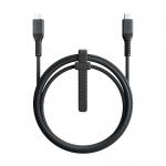Cablu pentru incarcare si transfer de date NOMAD Kevlar, 2x USB Type-C, 100W, 1.5m, Negru 2 - lerato.ro