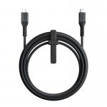 Cablu pentru incarcare si transfer de date NOMAD Kevlar, 2x USB Type-C, 100W, 3m, Negru 2 - lerato.ro