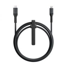 Cablu pentru incarcare si transfer de date NOMAD Kevlar Lightning/USB Type-C, 1.5m, Negru