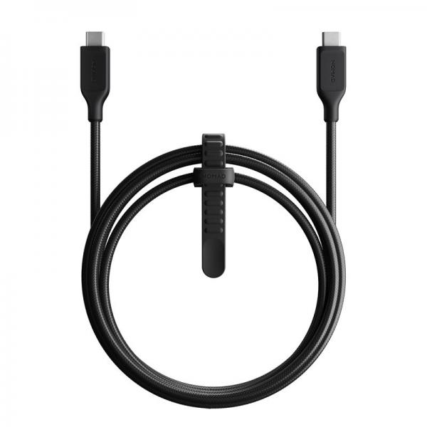Cablu pentru incarcare si transfer de date NOMAD Sport 2x USB Type-C 2m Negru 1 - lerato.ro