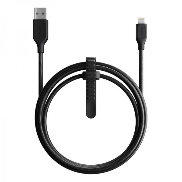 Cablu pentru incarcare si transfer de date NOMAD Sport USB/Lightning 2m Negru 1 - lerato.ro