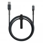 Cablu pentru incarcare si transfer de date NOMAD Rugged USB/Lightning 1.5m Negru 2 - lerato.ro