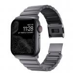 Curea aluminiu NOMAD Aluminum compatibila cu Apple Watch 4/5/6/7/8/SE/Ultra 42/44/45/49mm Grey 8 - lerato.ro