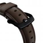 Curea din piele naturala NOMAD Traditional Band compatibila cu Apple Watch 4/5/6/7/8/SE/Ultra 42/44/45/49mm Brown/Black 4 - lerato.ro