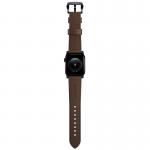 Curea din piele naturala NOMAD Traditional Band compatibila cu Apple Watch 4/5/6/7/8/SE/Ultra 42/44/45/49mm Brown/Black 3 - lerato.ro