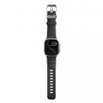Curea cauciuc NOMAD Rocky Point compatibila cu Apple Watch 4/5/6/7/8/9/10/SE/Ultra1/2 42/44/45/46/49mm Storm/Silver 3 - lerato.ro