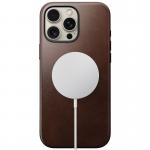 Carcasa din piele naturala NOMAD Modern Horween Leather MagSafe compatibila cu iPhone 16 Pro Max Brown 4 - lerato.ro