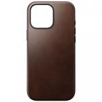 Carcasa din piele naturala NOMAD Modern Horween Leather MagSafe compatibila cu iPhone 16 Pro Max Brown 6 - lerato.ro