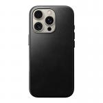 Carcasa NOMAD Traditional Leather MagSafe compatibila cu iPhone 16 Pro Black Horween 2 - lerato.ro