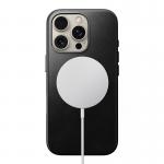 Carcasa NOMAD Traditional Leather MagSafe compatibila cu iPhone 16 Pro Black Horween 4 - lerato.ro